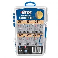 Kreg Europe Coffret De Vis à Bois Tête Fraisée Coffret D'assortiment De Vis De Trou De Poche - Kreg - 260 Pièces