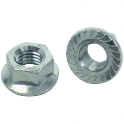 Lennie Ecrou Acier Zingué Écrou Hexagonal à Embase Crantée - Acier Zingué CL8 DIN6923 - M8 - Boîte De 200 -Visserie boulonnerie rivet Soldes 2 22