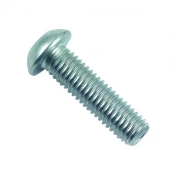 Lennie Vis à Métaux Tête Bombée 6 Pans Creux BHC ISO 7380 - Acier Zingué Blanc Classe 10.9 - M6x12mm - Boîte De 200