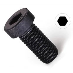 Fabory Vis Tête Cylindrique Hexagonale Creuse Chc Vis Métaux TC 6 Pans Creux Tête Basse Brut M05x16 Bossard 1018612