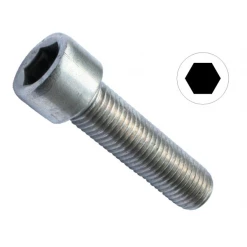 Fabory Vis Tête Cylindrique Hexagonale Creuse Chc Vis TC Six Pans Creux Zingué DIN912 ISO4762 M10x35 Bossard 1004891 -Visserie boulonnerie rivet Soldes bn 2 4