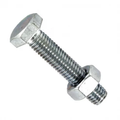 Vynex Vis à Tête Hexagonale Filetage Total Boulon à Tête Hexagonale - 6 X 20 Mm - Acier électro Zingué - Boîte De 70