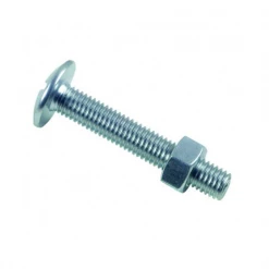 Lennie Vis Poêlier Et Boulon Poêlier Boîte De 200 Boulons Poêlier - M4x40 - Acier Zingué