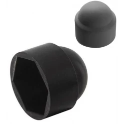 Prodif-Somec Cache Plastique Pour Visserie Cache écrou Hexagonal En Polyéthylène Noir Pour Vis M16 Clé De 24 Mm