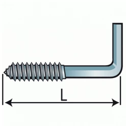 Piton Vis à Bois, Gond Et Crochet Gond à Vis Bois Torbel Acier Zingué Blanc 4 Mm X 40 Mm - Boîte De 200 5 Piton Vis à Bois, Gond Et Crochet Gond à Vis Bois Torbel Acier Zingué Blanc 4 Mm X 40 Mm - Boîte De 200 -Visserie boulonnerie rivet Soldes droit