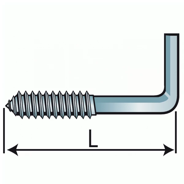 Piton Vis à Bois, Gond Et Crochet Gond à Vis Bois Torbel Acier Zingué Blanc 4 Mm X 40 Mm - Boîte De 200 3 Piton Vis à Bois, Gond Et Crochet Gond à Vis Bois Torbel Acier Zingué Blanc 4 Mm X 40 Mm - Boîte De 200 – Image 3