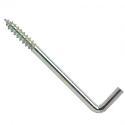 Piton Vis à Bois, Gond Et Crochet Gond à Vis Bois Torbel Acier Zingué Blanc 4 Mm X 40 Mm - Boîte De 200