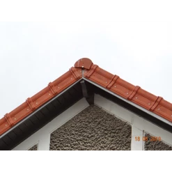 Vis à Bois Tête Ronde Inox Vis à Bois Inox A2 Pour Fixation De Tuiles De Rive - TGS Torx - 4.5 X 60 Mm - Rouge Tuile RAL 8012 - 100 Pièces Etanco 623600054 -Visserie boulonnerie rivet Soldes dsc09856