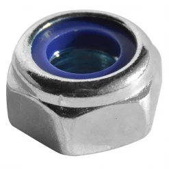 Ecrou Acier Zingué Écrou Hexagonal Indesserable Bague Nylon Frein Zingué 8 Mm Fabory 12300.080.001