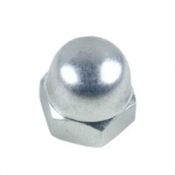 Lennie Ecrou Acier Zingué Boîte De 100 écrous Borgnes Monobloc Hexagonal DIN 1587