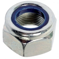 Ecrou Acier Zingué Ecrou Frein Indesserrable Avec Bague Nylon M22 - Lennie - Acier Zingué DIN 985 - Boîte De 25