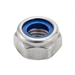 Acton Ecrou Inox A4 Écrou Hexagonal Indesserrable Bague Nylon Inox A4 DIN 985 10 Mm X100