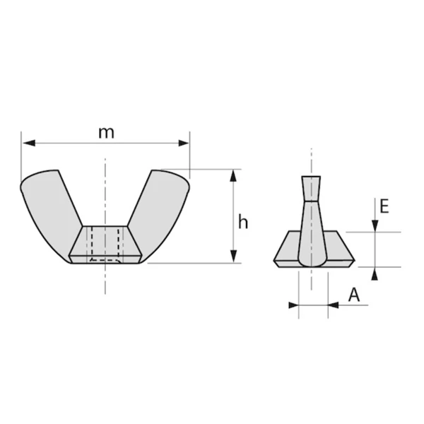 Lennie Ecrou Boîte De 200 écrous à Oreille De Forme Américaine 2 Lennie Ecrou Boîte De 200 écrous à Oreille De Forme Américaine – Image 2