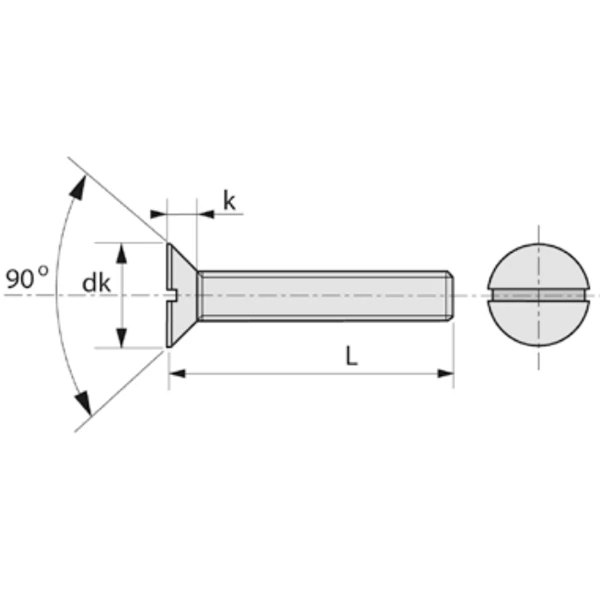 Lennie Vis à Métaux Tête Fraisée Vis à Tête Fraisée Fendue Filetage Total Acier Zingué M5x10mm 2 Lennie Vis à Métaux Tête Fraisée Vis à Tête Fraisée Fendue Filetage Total Acier Zingué M5x10mm – Image 2