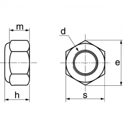 Ecrou Inox A4 Ecrou Hexagonal Indesserable (frein) Din985 Inox A4 05 : Acton 646025