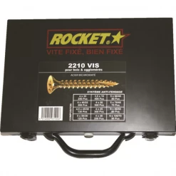 Coffret De Vis à Bois Tête Fraisée Mallette 2210 Vis Rocket Tête Fraisée Empreinte Pozidriv Pour Le Bois Et L'aggloméré 82034 7 Coffret De Vis à Bois Tête Fraisée Mallette 2210 Vis Rocket Tête Fraisée Empreinte Pozidriv Pour Le Bois Et L'aggloméré 82034 -Visserie boulonnerie rivet Soldes imageproduct372563 2