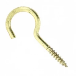 Piton Vis à Bois, Gond Et Crochet Crochet D'armoire à Vis Bois Torbel Laiton Ø 3 X 20 Mm - Boîte De 200 -Visserie boulonnerie rivet Soldes laiton3