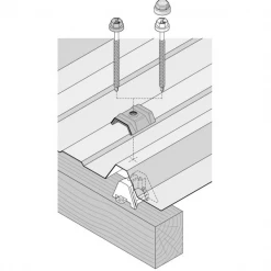 Vis Autoforeuse Th Vis Autoperceuse Zacrovis Bois 6.5 X 100 Mm RAL 7016 Etanco 551226236 -Visserie boulonnerie rivet Soldes p146133 pic1