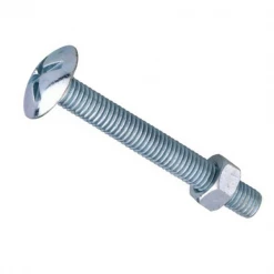 Vis Poêlier Et Boulon Poêlier Boulon Poêlier Tête Ronde Large Empreinte Cruciforme Acier Electro Zingué 4.8 M4x50 - Boîte De 200 Fabory 24874040050