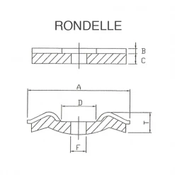 Rocket Vis à Bois Tête Ronde Inox Vis Faîtage Rondelle EPDM Ø 20 Mm Inox A2 4,5 X 60/45 Mm X100