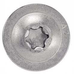 Vis à Bois Tête Ronde Inox Vis De Charpente Tête Plate Large Inox A2 Acton 8 X 120 Mm 623418X120