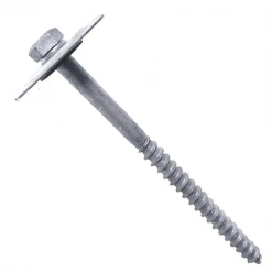 Vis Tirefond Zinguée Et Inox Tirefond à Visser PST - Tête Hexagonale Avec Cavalier - Acier Galvanisé - 8 X 120 Mm - Seau De 100 Etanco