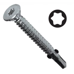 Vis Autoforeuse Tfc Vis Auto TFAX à Ailettes TF Torx Zingué M6.3x50 Scell-It TFAXPL6350 -Visserie boulonnerie rivet Soldes secllit tfax 1