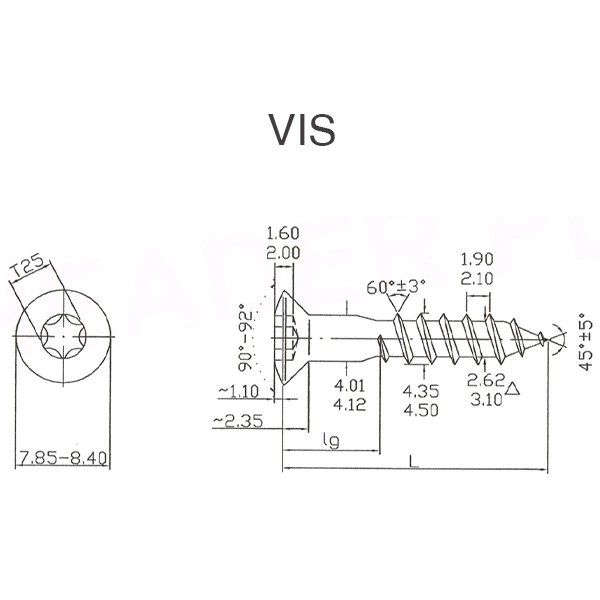Rocket Vis à Bois Tête Ronde Inox Vis Faîtage Avec Rondelle EPDM Ø 20 Mm - Inox A2 Cuivré - 4,5 X 60/45 Mm - Boîte De 100 3 Rocket Vis à Bois Tête Ronde Inox Vis Faîtage Avec Rondelle EPDM Ø 20 Mm - Inox A2 Cuivré - 4,5 X 60/45 Mm - Boîte De 100 – Image 3