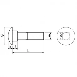 Vis Et Boulons Trcc Vis Métaux TRCC Inox A2 DIN6 03 ISO 8677 M12x70 : Acton 6221312x70