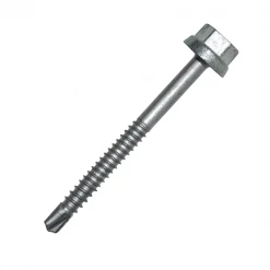 Vis Autoforeuse Th Vis Autoperceuse Tête Hexagonale Zamac Zacrovis 6.3 X 50 Mm Naturel - Boîte De 100 Etanco 335720000