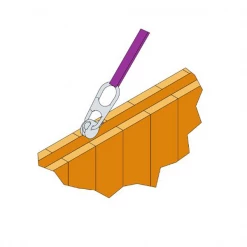 Simpson Strong-Tie Vis Tirefond Zinguée Et Inox Vis Pour Connecteurs Acier Sur Bois TH - SSH - Acier Galvanisé - 8 X 40 Mm - Boîte De 50 Simpson-Strong-Tie 75134 -Visserie boulonnerie rivet Soldes vis connecteurs acier sur bois th ssh acier galvanise 8