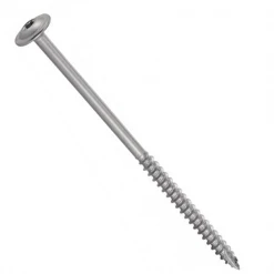 Vis à Bois Tête Ronde Inox Vis De Charpente Tête Plate Large Inox A2 Acton 8 X 120 Mm 623418X120 -Visserie boulonnerie rivet Soldes vis de charpente