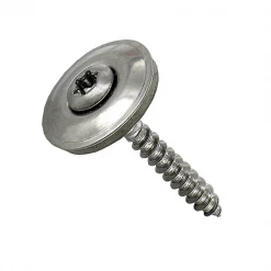 Rocket Vis à Bois Tête Ronde Inox Vis Faîtage Rondelle EPDM Ø 20 Mm Inox A2 4,5 X 60/45 Mm X100 -Visserie boulonnerie rivet Soldes vis faitage inox a2