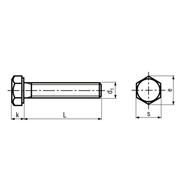 Bossard Vis à Tête Hexagonale Filetage Total Vis Métaux Tête Hexagonale Filetage Total Zingué 8.8 DIN933 M12x25mm 100 1 Bossard Vis à Tête Hexagonale Filetage Total Vis Métaux Tête Hexagonale Filetage Total Zingué 8.8 DIN933 M12x25mm 100