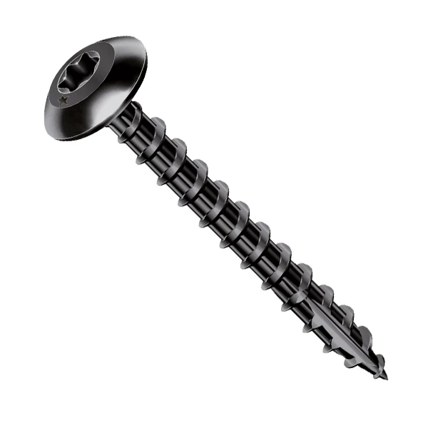 Rocket Vis Penture Bois Tête Cylindrique Torx FT 6x40mm Acier Zingué Noir X24 4 Rocket Vis Penture Bois Tête Cylindrique Torx FT 6x40mm Acier Zingué Noir X24 – Image 4