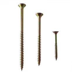 Vis à Bois Tête Fraisée Zinguée Vis Bois Agglo Tête Fraisée EDIA 5x60 Mm Filetage Partiel -Visserie boulonnerie rivet Soldes visagglo 834601