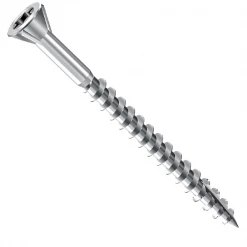 Vis à Bois Tête Fraisée Zinguée Vis Bois Rocket Torx Tête Fraisée Acier Zingué Filetage Partiel 3.5x55mm